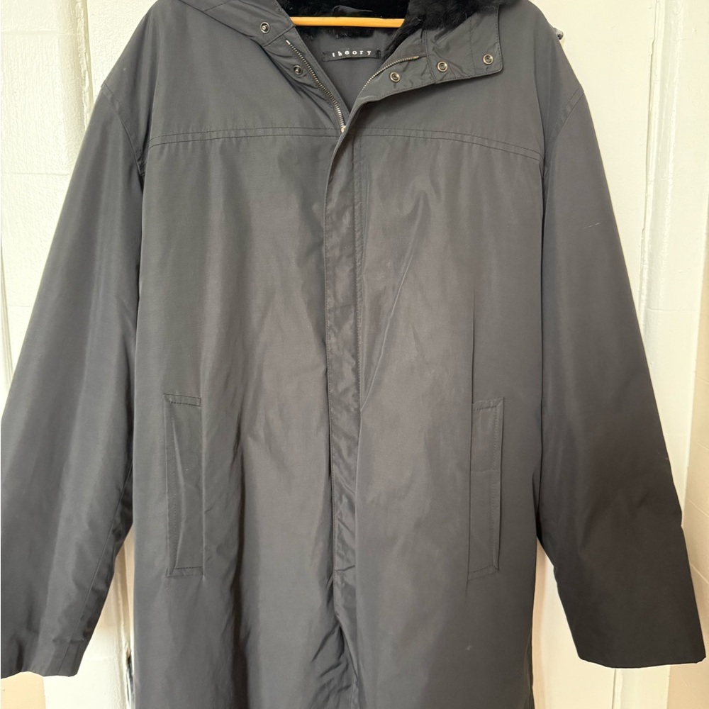 Men's Gray Hooded Jacket